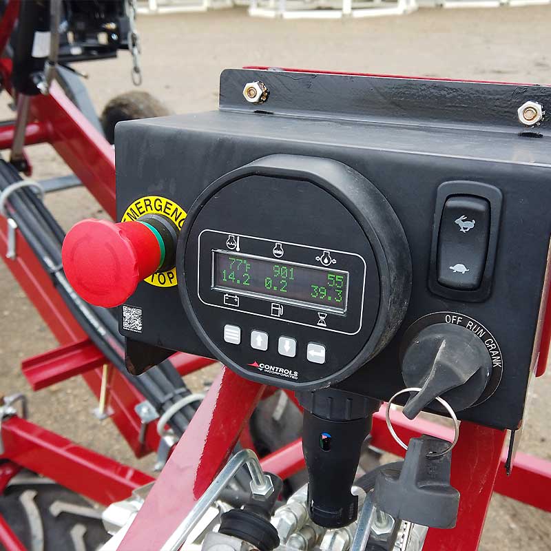 New TL1346 Auger from Meridian: Engine Controls on Mover