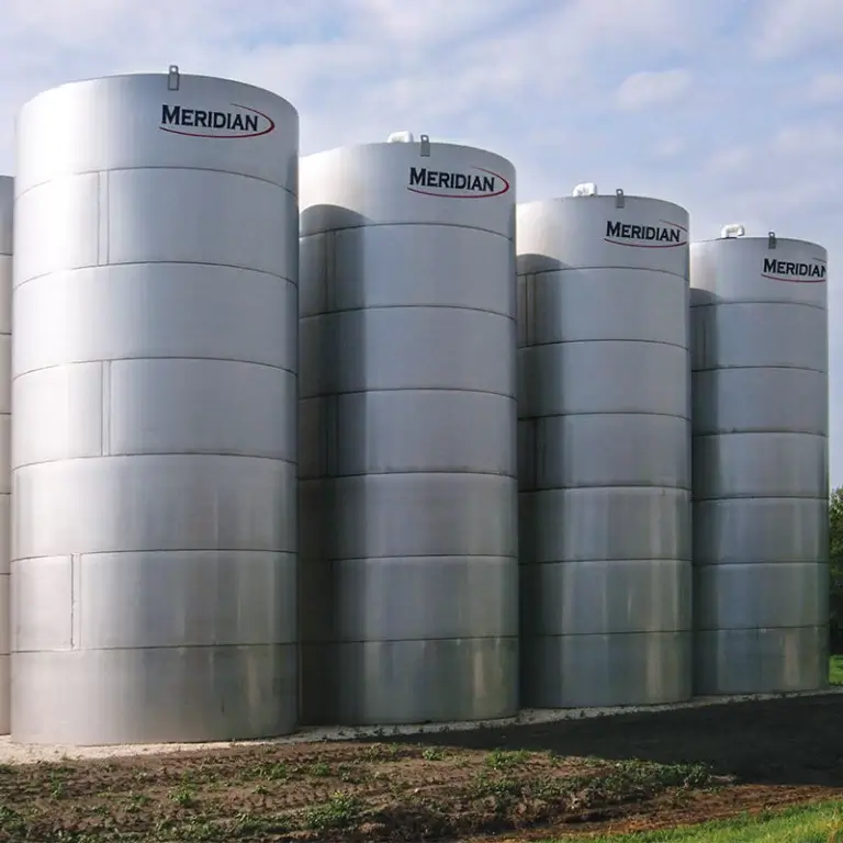 Stainless Steel Flat Bottom Tanks - Convey-All®: a Meridian Manufacturing Brand